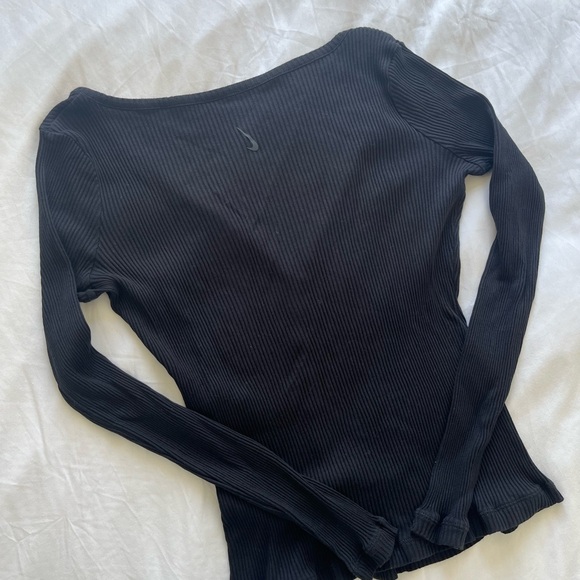 Nike Yoga ribbed button up top - Picture 4 of 5